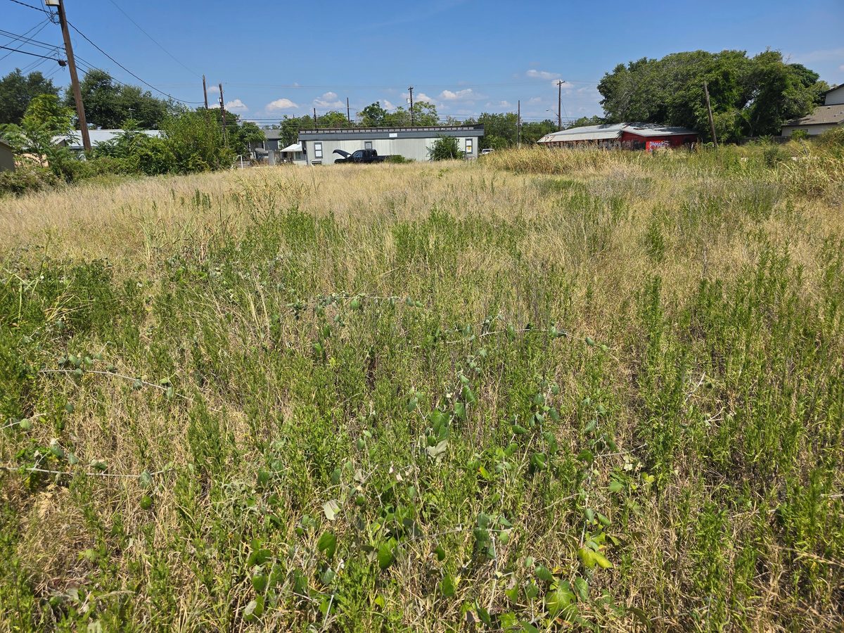 Open, cleared field ready to use