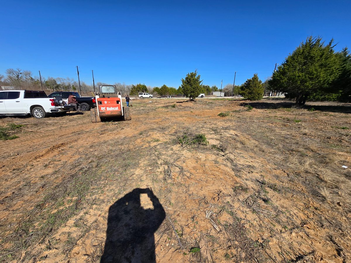Cleared and graded property